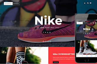 do shopify shoe website, sneakers, footwear, clothing, bags, smartwatch website