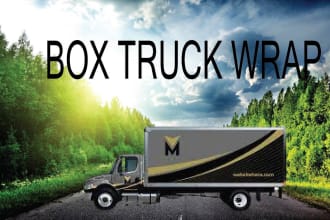 do professional, outstanding box truck wrap, food truck vinyl decals, box truck