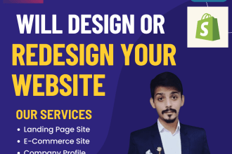 design or redesign your website in wordpress