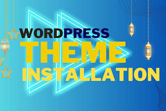 install wordpress theme same as demo