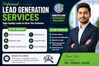 provide b2b lead and targeted email list