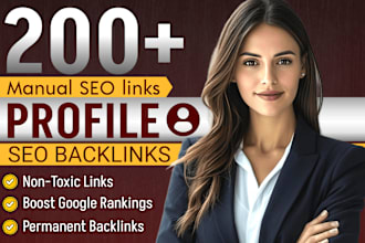 provide dofollow manual SEO profile backlinks with white hat link building