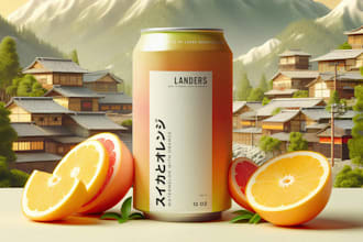 do great food, beverage packaging design and mockup display
