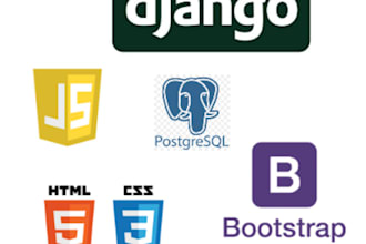 develop your website using bootstrap and django