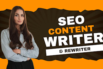 do SEO article writing, blog post writing or content writing