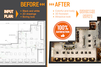 do professional 3d floorplan rendering service