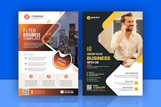 provide professional modern business flyer design services