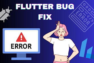 fix flutter bugs and errors in your flutter mobile app