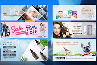 design awesome website banner header ads and slider