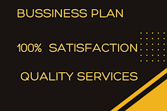 write a complete business plan with a financial plan