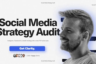 audit your social media strategy and create a clear action plan