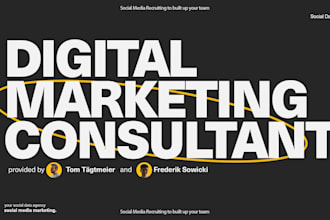 provide expert social media marketing consultation for your business
