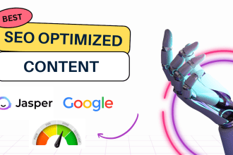 write content with jasper ai for the website