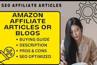 write amazon listing copywriting affiliate articles product description
