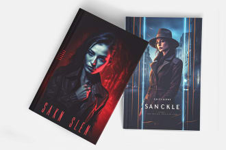 create horror fantasy book covers or ebook design