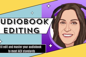 edit and master your audiobook recordings