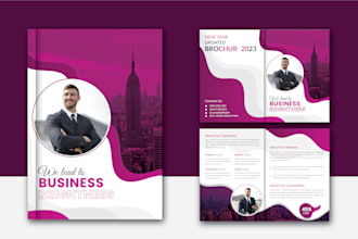 create  brochure, company profile, booklet, and proposal
