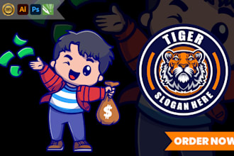 create eye catchy children daycare childcare baby shop school and kids logo