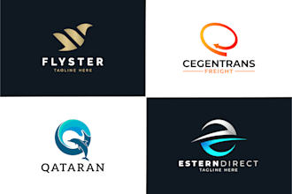 create a modern unique business logo design with free gift