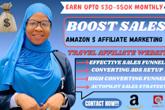 boost sales clickbank amazon affiliate marketing link travel affiliate website