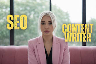 write human written SEO content and articles
