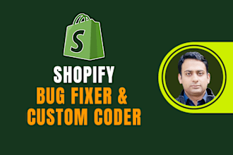 do shopify custom coding or bug fixing and customization