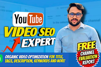 do youtube video SEO to rank your videos on top search results