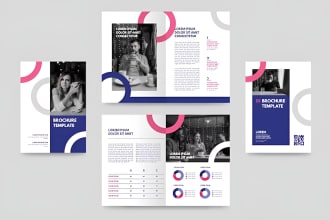 dssign sports, gym, fitness and health brochure, flyer or card