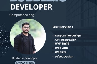 create complex workflows, apis, webhooks, integrations, automations in bubble io