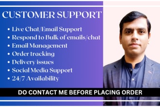 do customer service, chat support and virtual assistant tasks