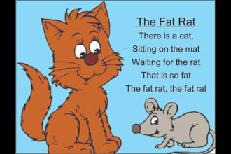 write rhyming story with unique illustrations and book cover