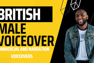 provide authentic british london voiceover