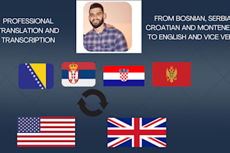 transcribe and translate serbian and croatian with high accuracy