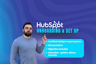help you with hubspot onboarding and hubspot setup