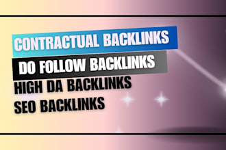 provide high da do follow backlinks