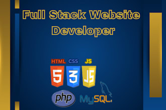 do full stack website developer
