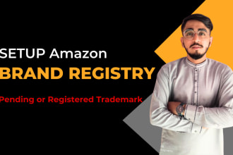 setup amazon brand registry for your pending or registered trademark