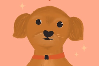 draw your pet in a cute style