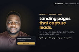 design high converting leadpages landing pages and opt in pages