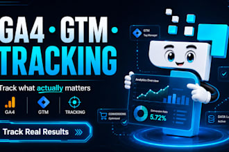 set up, and fix ga4, GTM, and conversion tracking