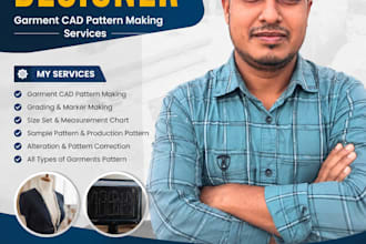 do pattern design for apparel and fashion design