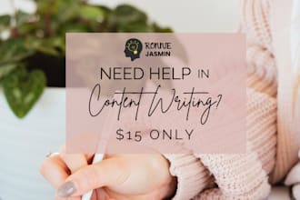 write your website content