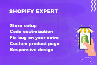 shopify bug fix and custom coding,custom theme development
