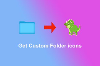 create a custom macos folder icon