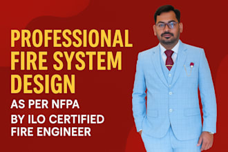 design fire detection, sprinkler system, prepare boq, budget as per nfpa