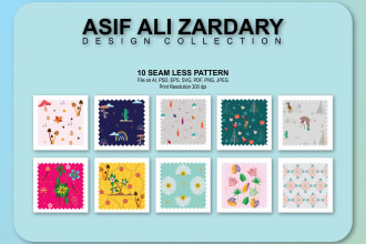 design textile clothing, seamless pattern design