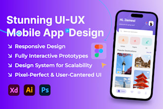 design modern UI UX in figma with interactive prototypes