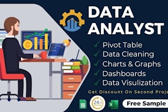 create excel dashboards, charts, graphs, macros, pivot tables