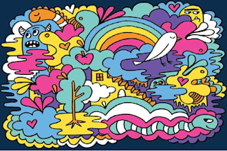 do wall art, pop art, mural, graffiti, doodle, canvas wallpaper, spray paint