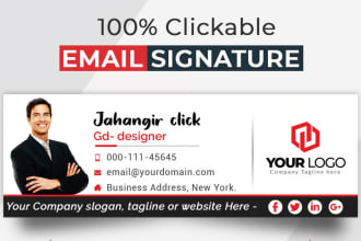 do clickable email signature, clickable html email signature